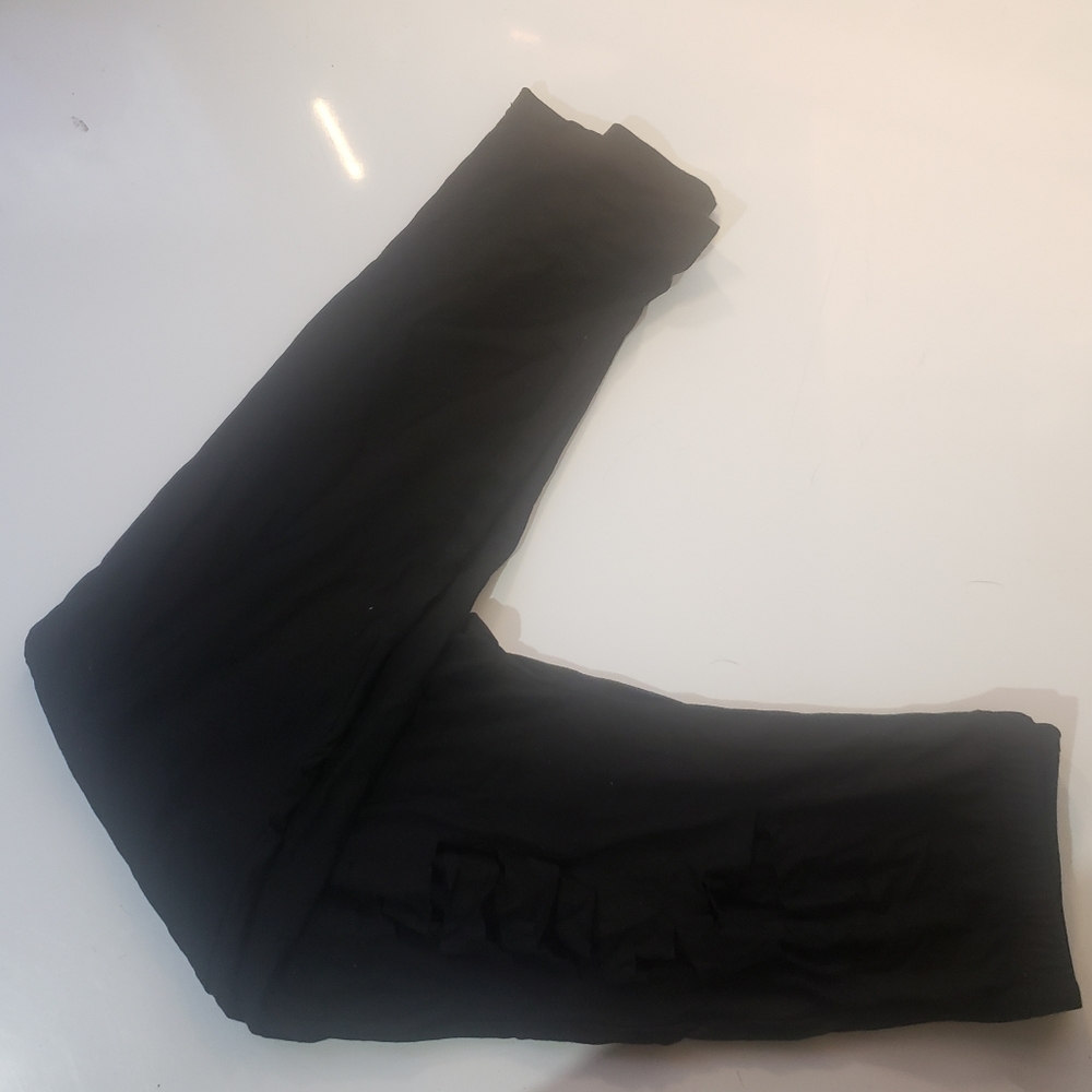 Black denim ripped jeans